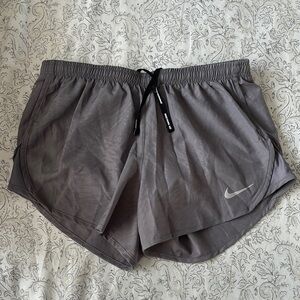 Nike Women's Gray Dri-Fit Running Shorts